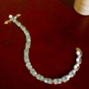 Light blue stones sterling silver